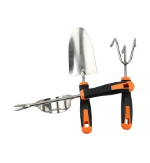 Compact and Efficient 3-Piece Garden Tool Set