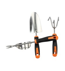 Compact and Efficient 3-Piece Garden Tool Set
