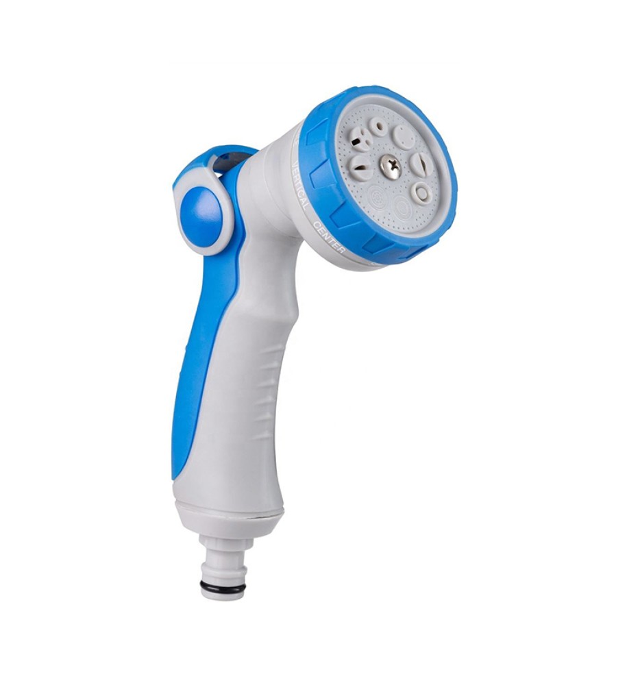 8-Function Adjustable Garden Hose Nozzle